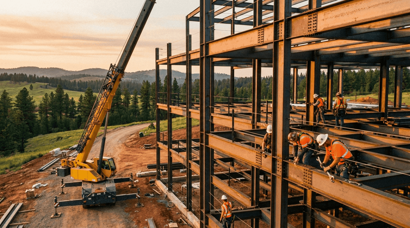 Steel-Frame Commercial Build · Commercial, Greenville, SC