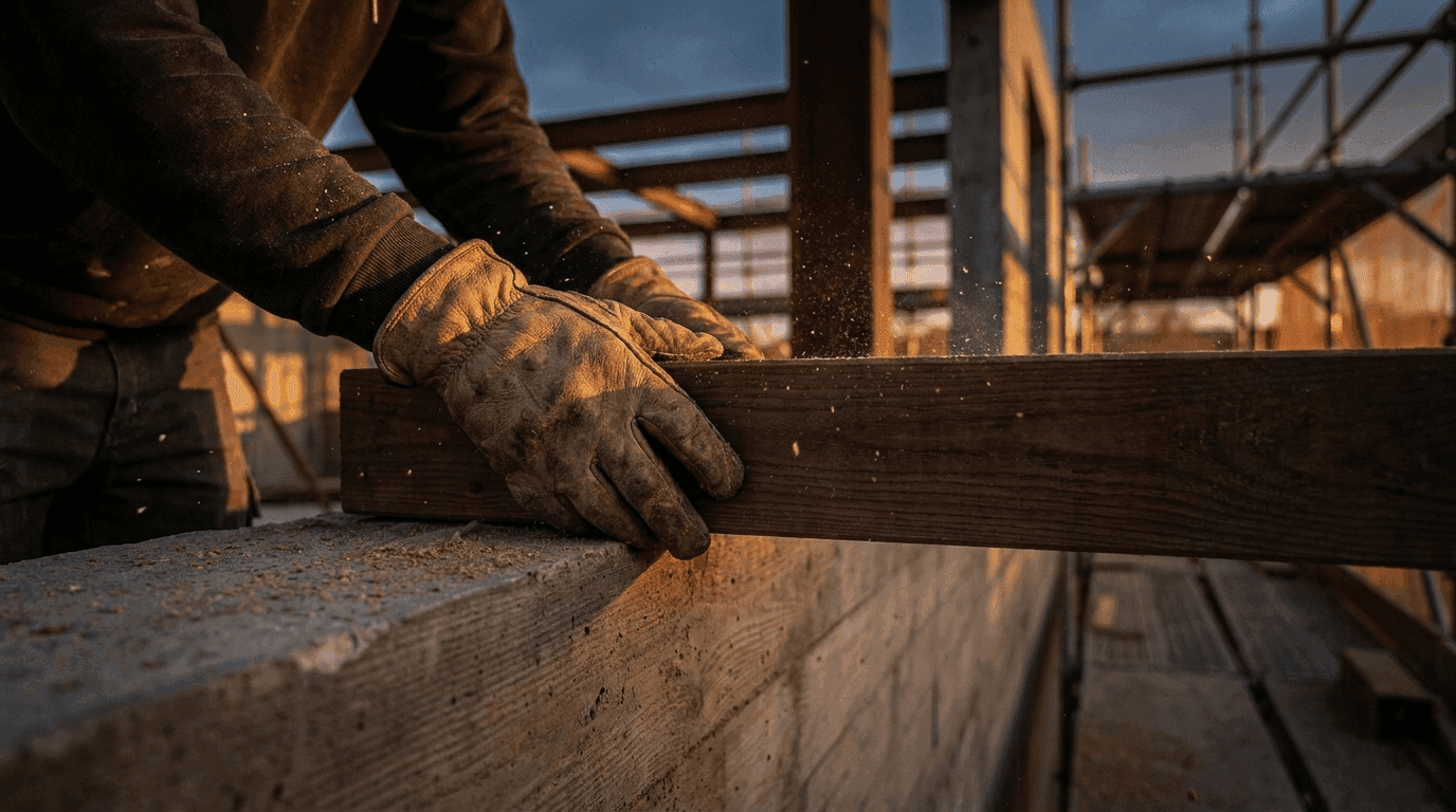 Craftsmanship detail on a Bihn Construction build